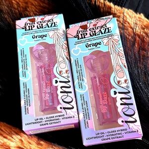 Fruit Extract Lip Glaze Bundle — Grape — 2 Pack — New
